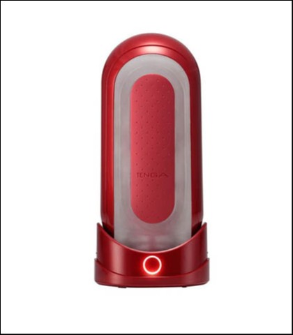 MASTURBATOR TENGA FLIP 0 (ZERO) RED WARMER PACKAGE