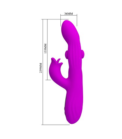 Silikonski vibrator sa tockicem - yalanda