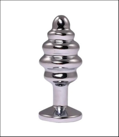 Rebrasta metalna analna kupa - small