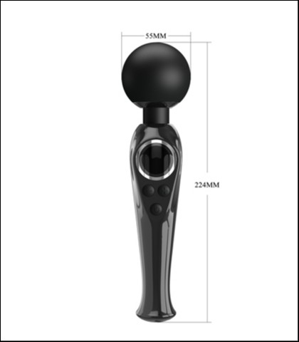 Vibrator za klitoris skyler black