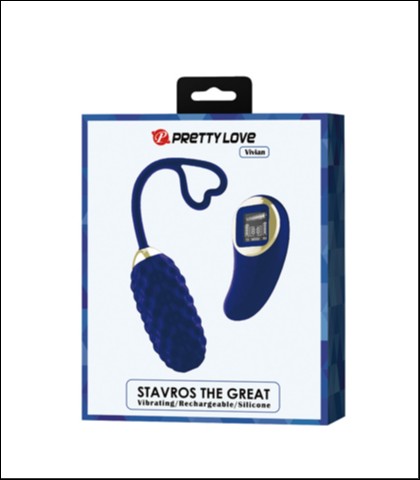 VIBRO JAJE VIVIAN BLUE