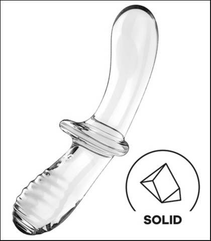 SATISFYER DOUBLE CRYSTAL GLASS