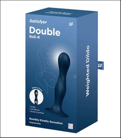 SATISFYER DOUBLE BALL-R DARK BLUE