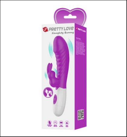 SILIKONSKI ROZE VIBRATOR - NAUGHTY BUNNY