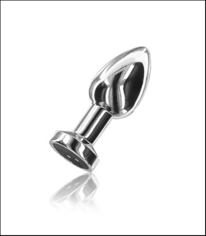 Metalni analni dildo sa vibracijom vibrating metal buttplug m