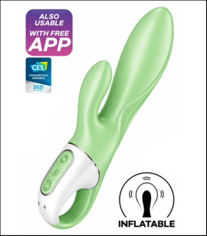 SATISFYER VIBRATOR - Air Pump Bunny 5+