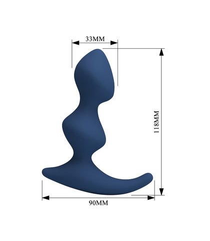 Silikonski plavi masazer prostate