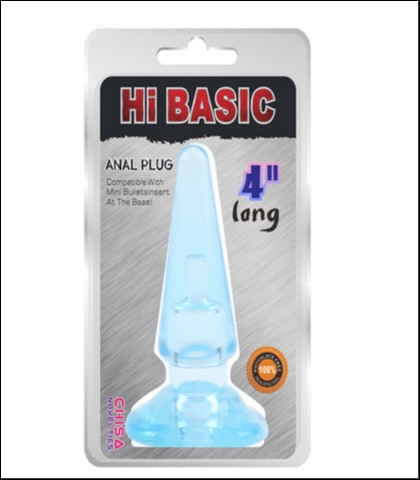 Sassy anal plug - blue