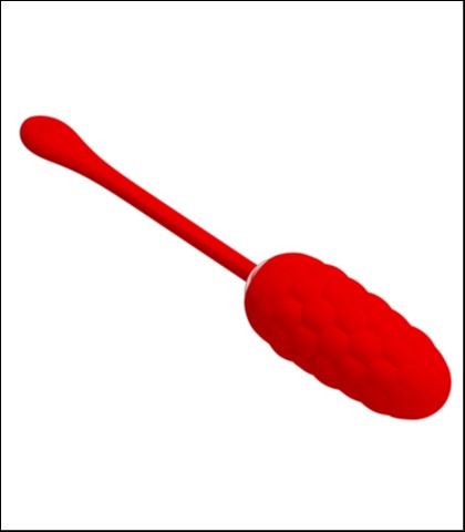 Mekano silikonsko vibro jaje - crvena boja