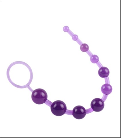 Analne kuglice sassy anal beads purple
