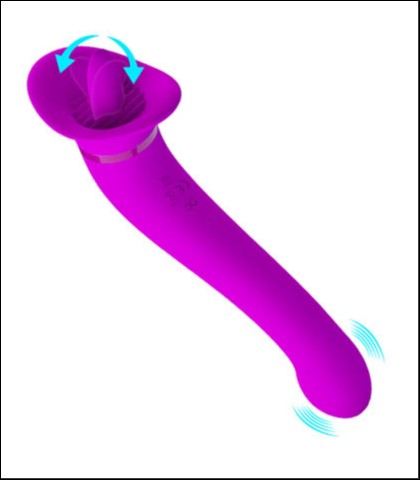 SILIKONSKI VIBRATOR ZA KLITORIS FAUST
