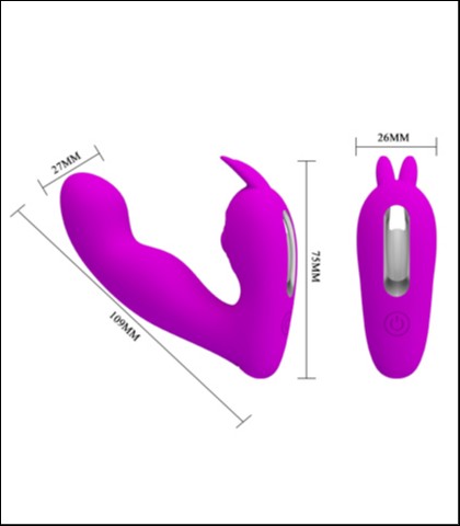 Vaginalno-klitoralni masazer  "josephine"