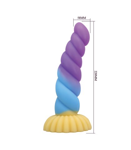 Silikonski Dildo - Monster Unicorn