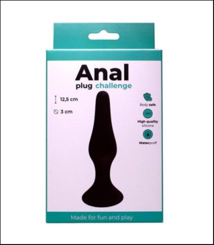 VELIKA SILIKONSKA ANALNA KUPA / SILICONE ANAL PLUG LARGE