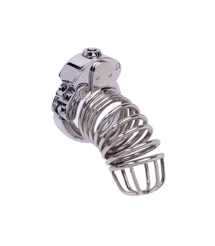 Stainless steel cock cage 1 kavez za penis advanced locking mechanism