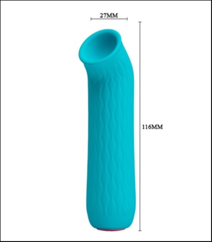 Vibrator za klitoris "ford" - green