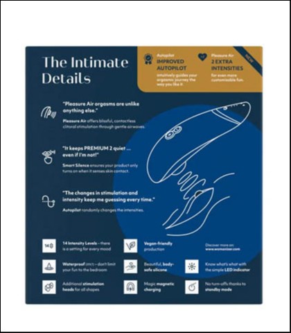 WOMANIZER Premium 2 Blue