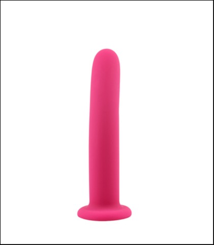 Roze silikonski dildo bez testisa