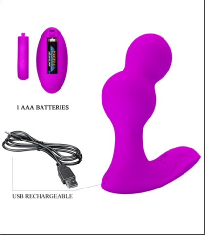 Silikonski stimulator prostate terrance