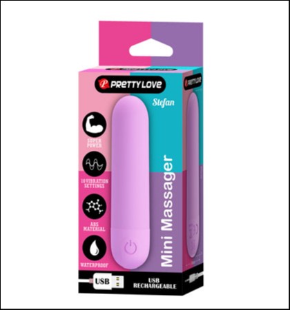 MINI MASAZER STEFAN PURPLE