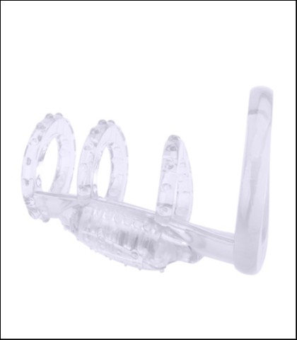 Rastegljiva vibro navlaka - vibrating cock cage