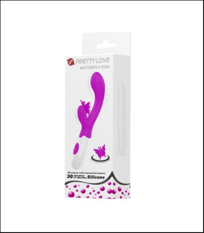 Silikonski vibrator butterfly kiss