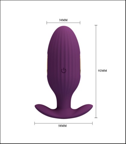 ANALNA KUPA "JEFFERSON" - Ljubicasta Boja