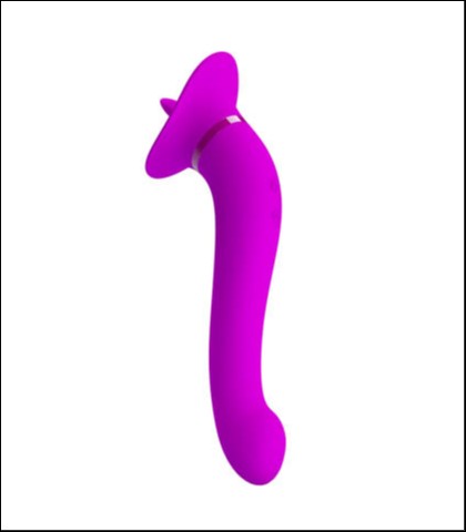 SILIKONSKI VIBRATOR ZA KLITORIS FAUST