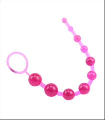 Analne kuglice sassy anal beads pink