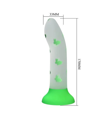 Silikonski dildo 17cm romantic rendezvous