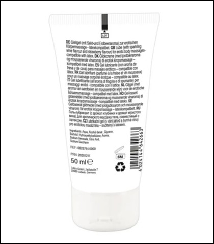 Gel za masazu sa ukusom sampanjca i jagode