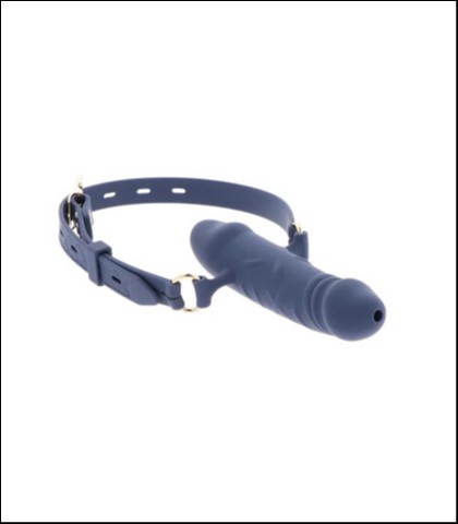 Silikonski dildo za usta breathable penis gag