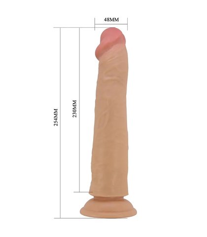 Dildo sa kozicom koja se pomera 25cm