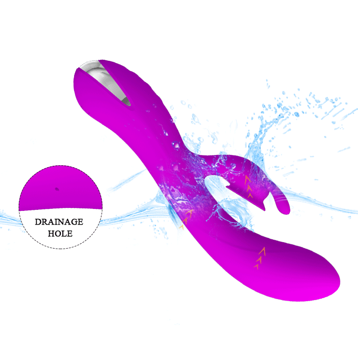 Silikonski roze vibrator "sam"