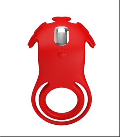 Silikonski prsten za penis ruben red