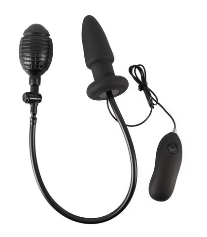 VIBRIRAJUCA ANALNA KUPA SA VIBRACIJOM INFLATABLE VIBRATING BUTT PLUG