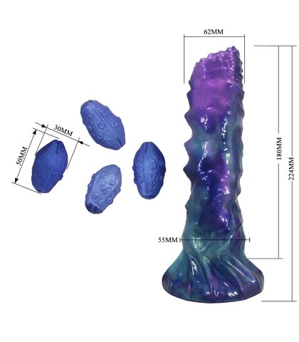 Silikonski dildo - monster duskwalker sentinel