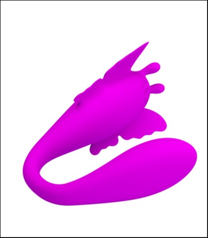 Vaginalno klitoralni stimulator chimera