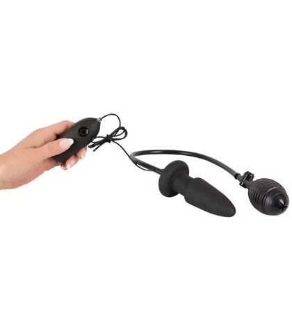 Vibrirajuca analna kupa sa vibracijom Inflatable Vibrating Butt Plug