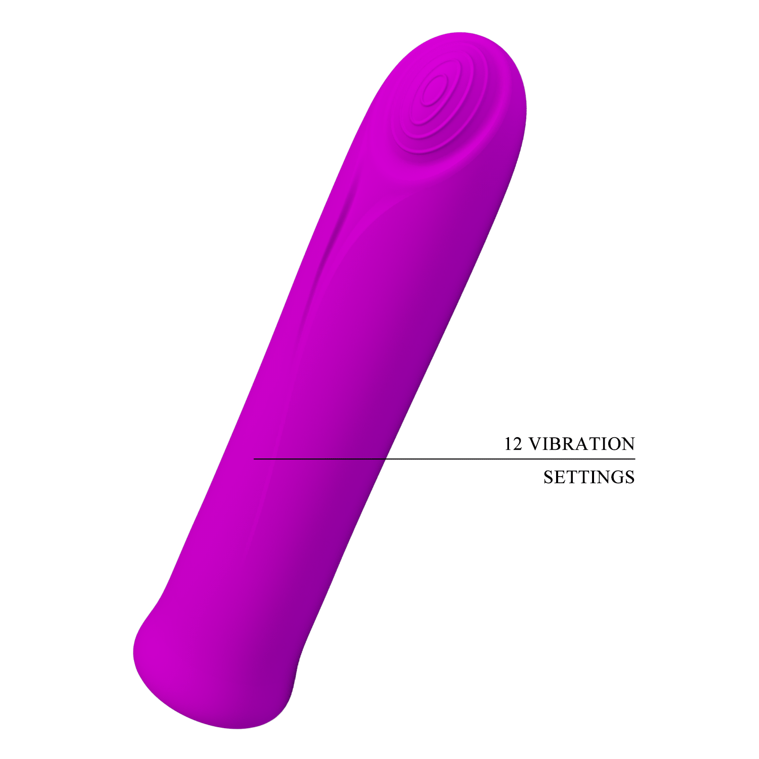 Mini silikonski vibrator - curtis 10cm
