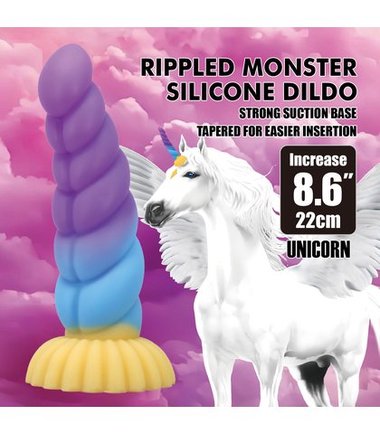 Silikonski Dildo - Monster Unicorn