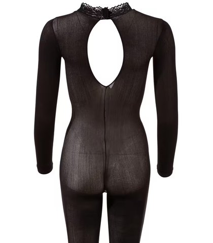 Čarape za celo telo Crotchless Catsuit 3