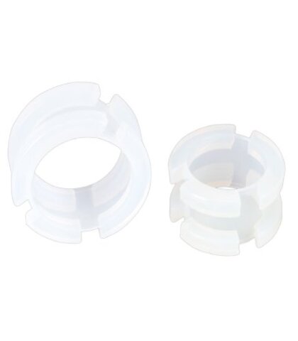 Silikonski kavez za penis - bela boja