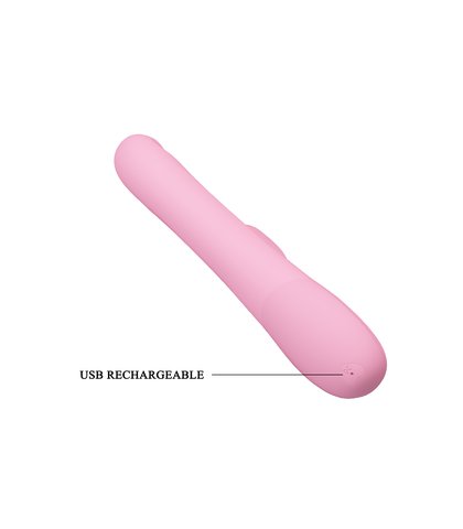Rotirajuci vibrator sa dodatkom za klitoris