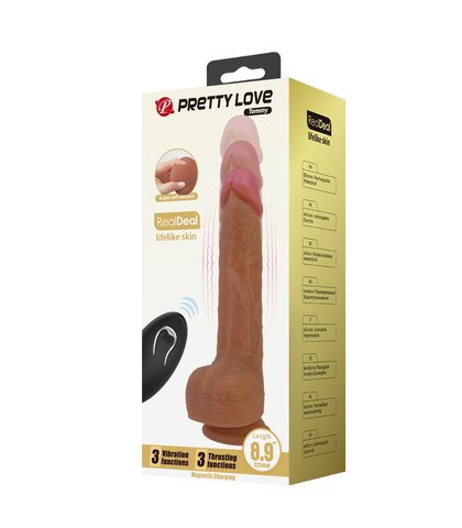 REALISTICNI VIBRATOR TOMMY - BROWN
