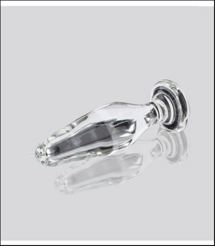 Stakleni analni dildo 12cm