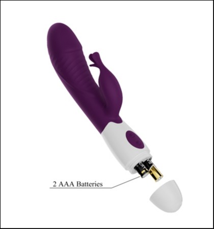 Silikonski mekani vibrator - ljubicasta - rasmussen