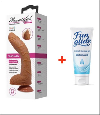 DILDO ALEX BROWN + FUN GLIDE 100V