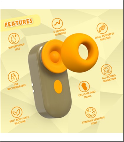 Stimulator klitorisa earphone