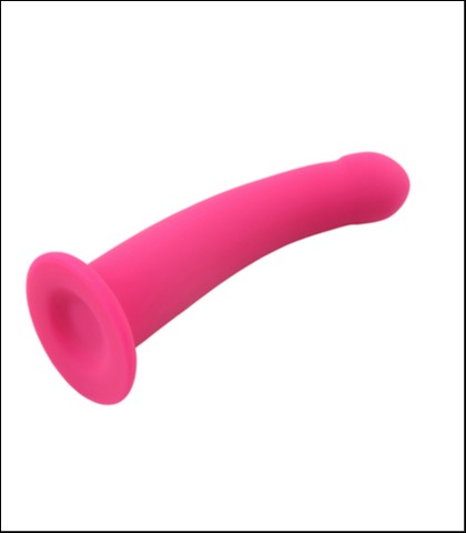 Roze silikonski dildo bez testisa